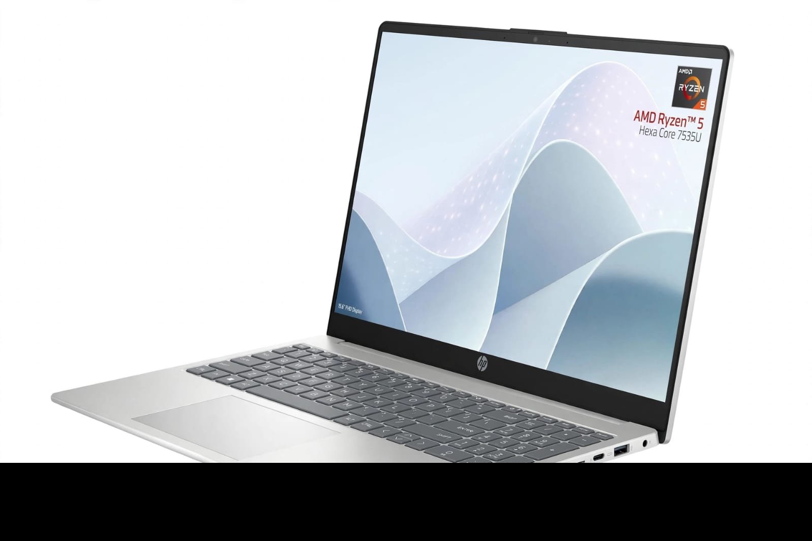 HP 15 (2026), AMD Ryzen 5 Hexa Core 7535U - (8 GB DDR5/512 GB SSD/DOS