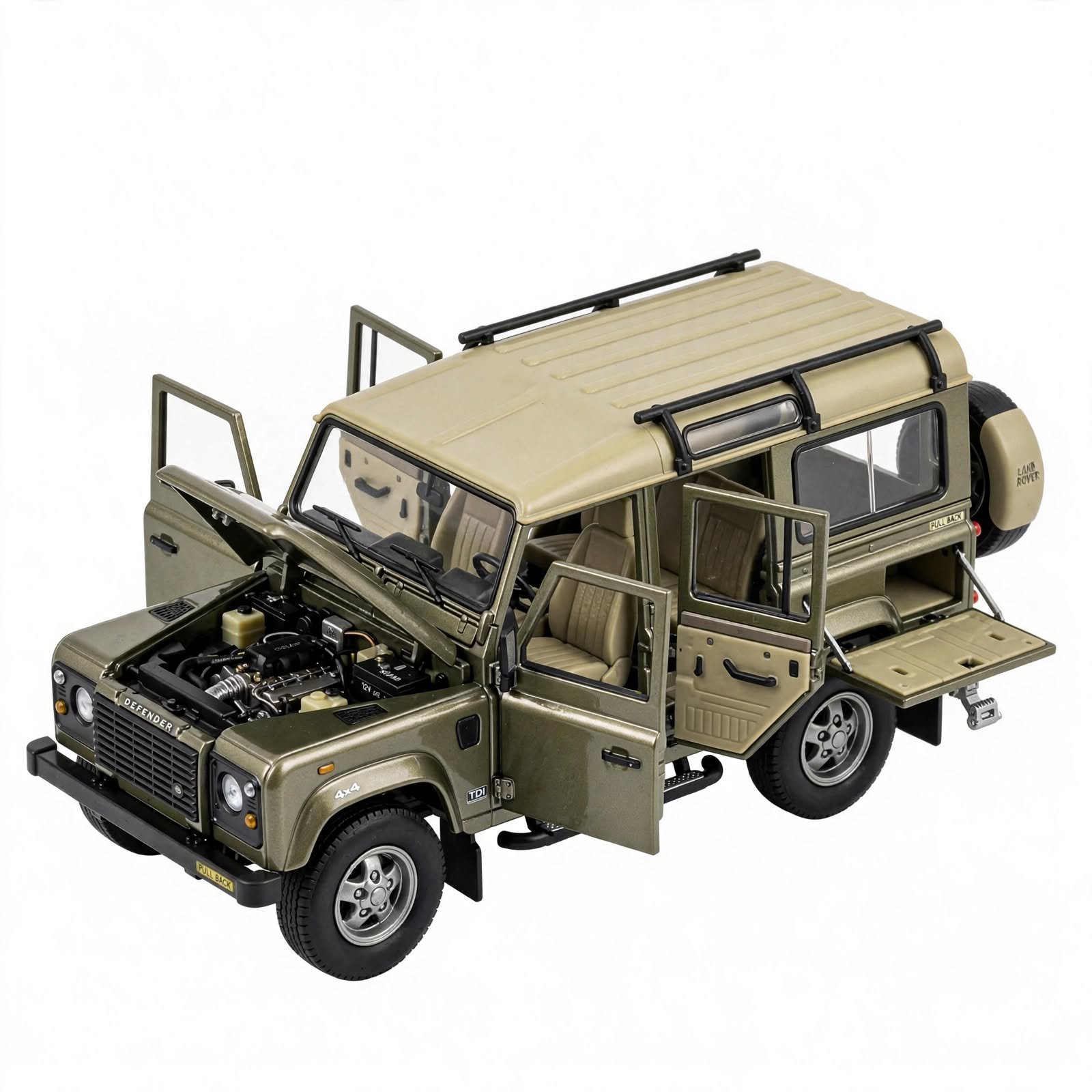 Defender Diecast Toy Car | Metal Pull Back